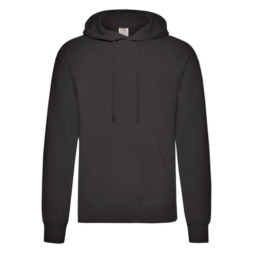 CLASSIC HOODED SWEAT ID95 ΜΑΥΡΟ